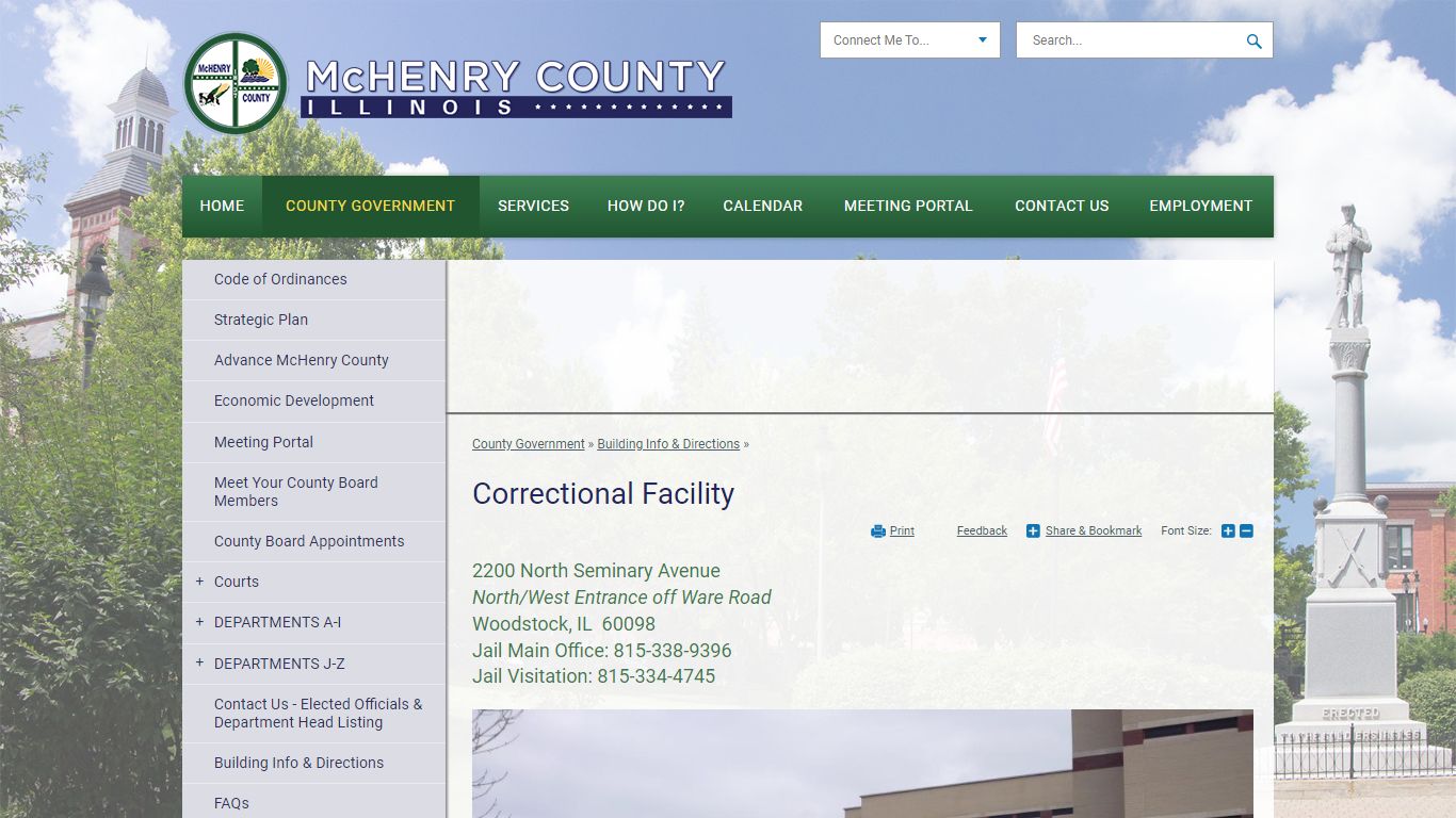 Correctional Facility | McHenry County, IL